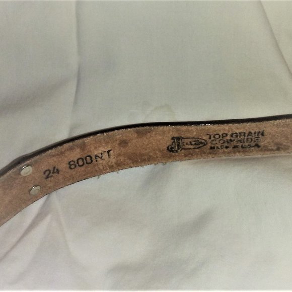 Justin Childs Heart belt buckle with belt - Picture 5 of 6